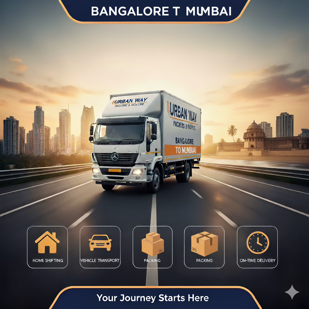 urban way packers and movers bangalore to mumbai